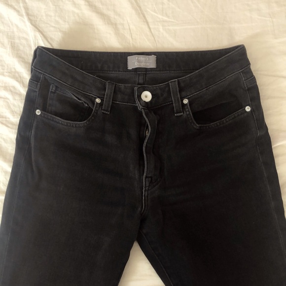 Fathers Daughter Denim, Hanna Mid Rise Skinny in Charcoal - Picture 1 of 4